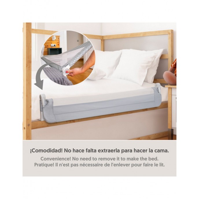 Interbaby Bedrail 150cm Grey