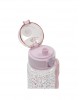 Interbaby Straw Bottle 2 in 1 Floral Pink