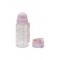 Interbaby Straw Bottle 2 in 1 Floral Pink