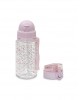 Interbaby Straw Bottle 2 in 1 Floral Pink