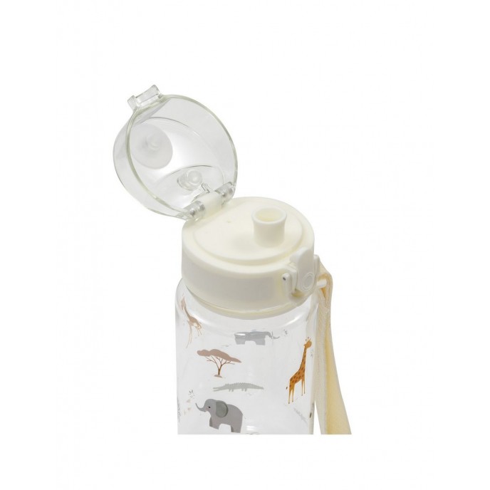 Interbaby Straw Bottle 2 in 1 Jungle Beige