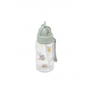 Interbaby Straw Bottle 2 in 1 Koala Green