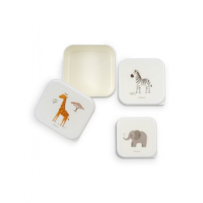 Interbaby Snack Boxes 3pk Jungle