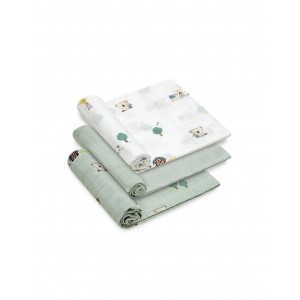 Interbaby Muslin Squares 3pk Koala