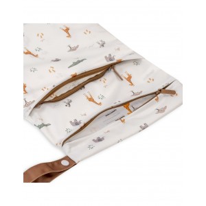 Interbaby Waterproof Clothing Bags 2pc Giraffe Beige