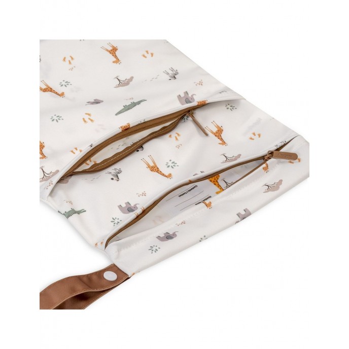 Interbaby Waterproof Clothing Bags 2pc Giraffe Beige