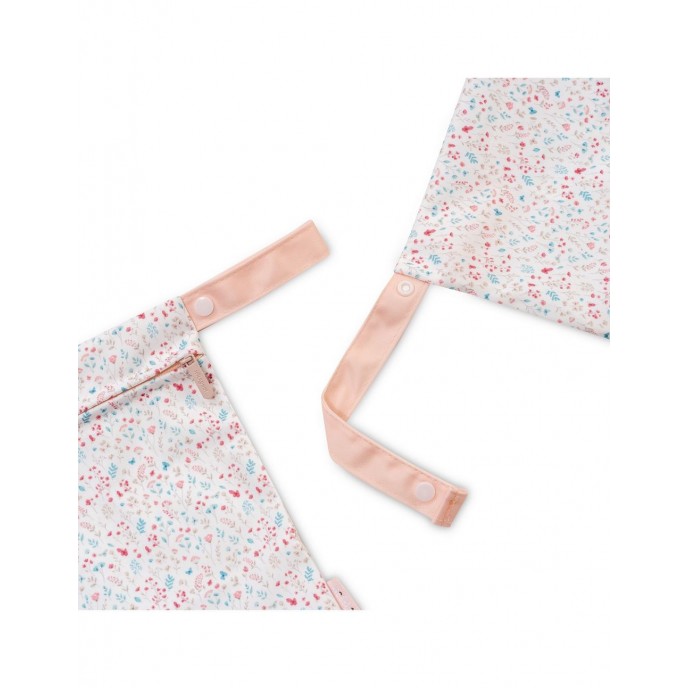 Interbaby Waterproof Clothing Bags 2pc Floral Pink