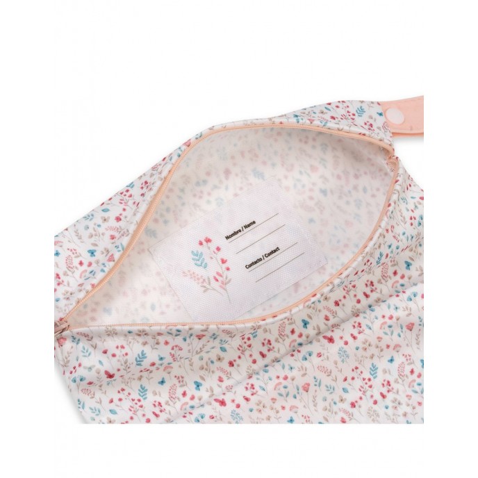 Interbaby Waterproof Clothing Bags 2pc Floral Pink