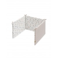 Interbaby Bed Bumper Reversible Jungle & Beige