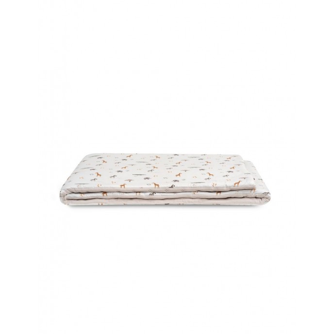 Interbaby Bed Bumper Reversible Jungle & Beige
