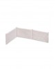 Interbaby Bed Bumper Embossed Pink