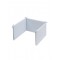 Interbaby Bed Bumper Embossed Blue
