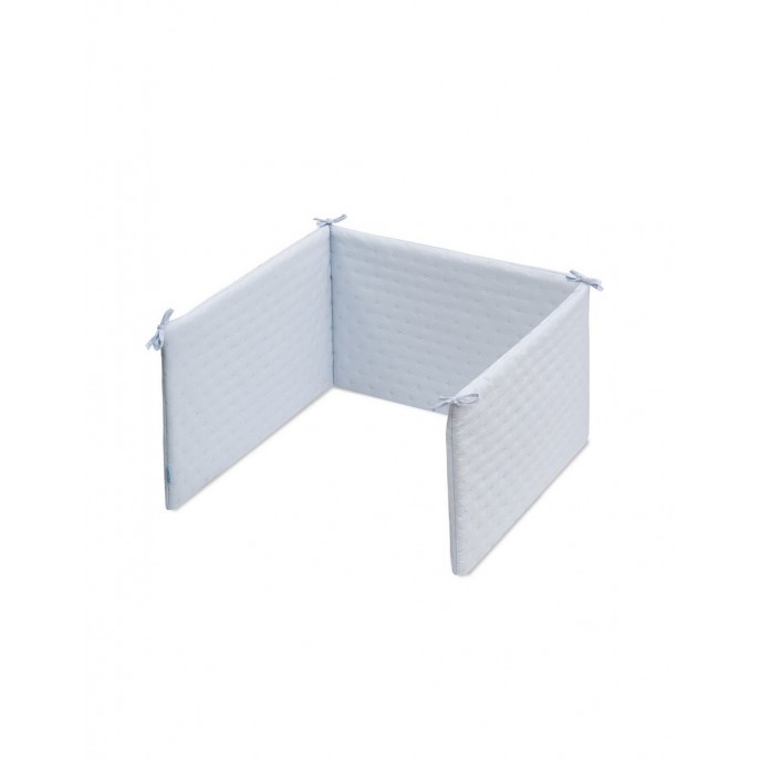 Interbaby Bed Bumper Embossed Blue