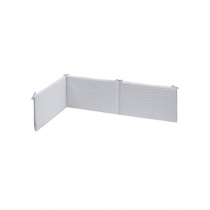 Interbaby Bed Bumper Embossed Gray