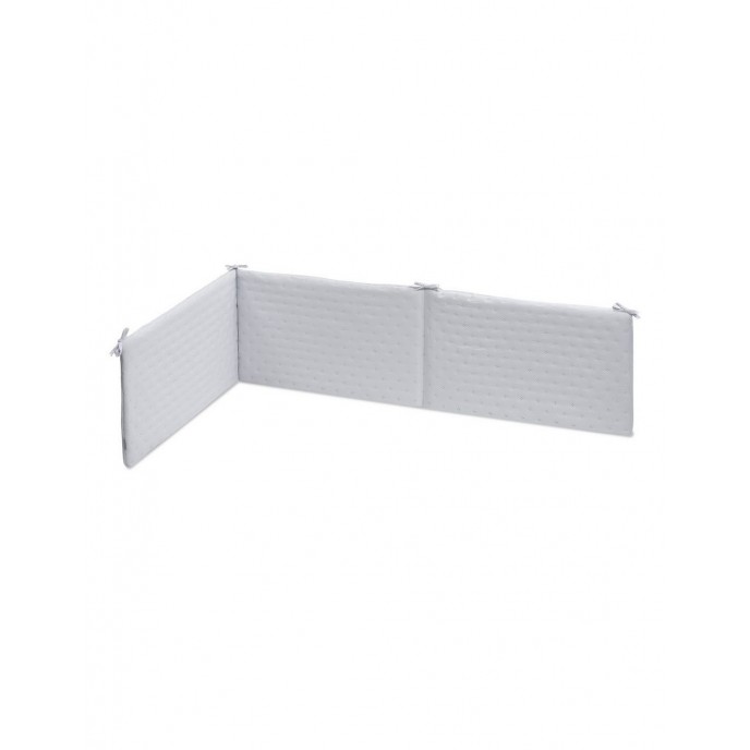 Interbaby Bed Bumper Embossed Gray