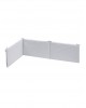 Interbaby Bed Bumper Embossed Gray