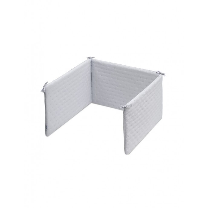 Interbaby Bed Bumper Embossed Gray