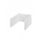 Interbaby Bed Bumper Embossed White