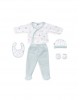 Interbaby Clothing Set 5pc 0/6m Koala Green