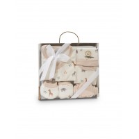 Interbaby Clothing Set 5pc 0/6m Jungle Beige
