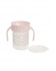 Interbaby Trainer Sippy 360 Cup Floral Pink