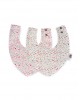Interbaby Bandana Bibs 2pk Floral Interbaby Bandana Bibs 2pk Floral