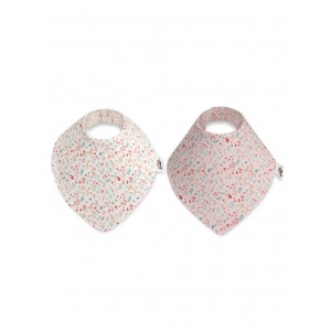 Interbaby Bandana Bibs 2pk Floral