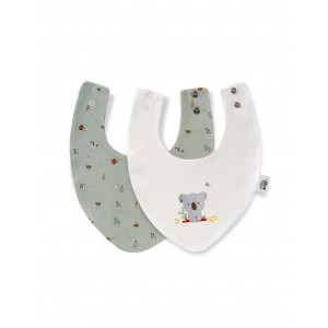 Interbaby Bandana Bibs 2pk Koala