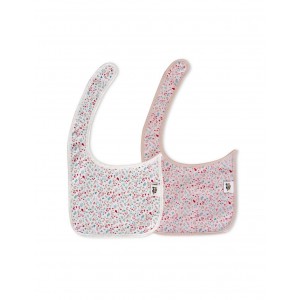Interbaby Cotton Bibs 2pk Floral