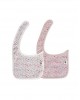Interbaby Cotton Bibs 2pk Floral Interbaby Cotton Bibs 2pk Floral