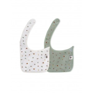 Interbaby Cotton Bibs 2pk Koala