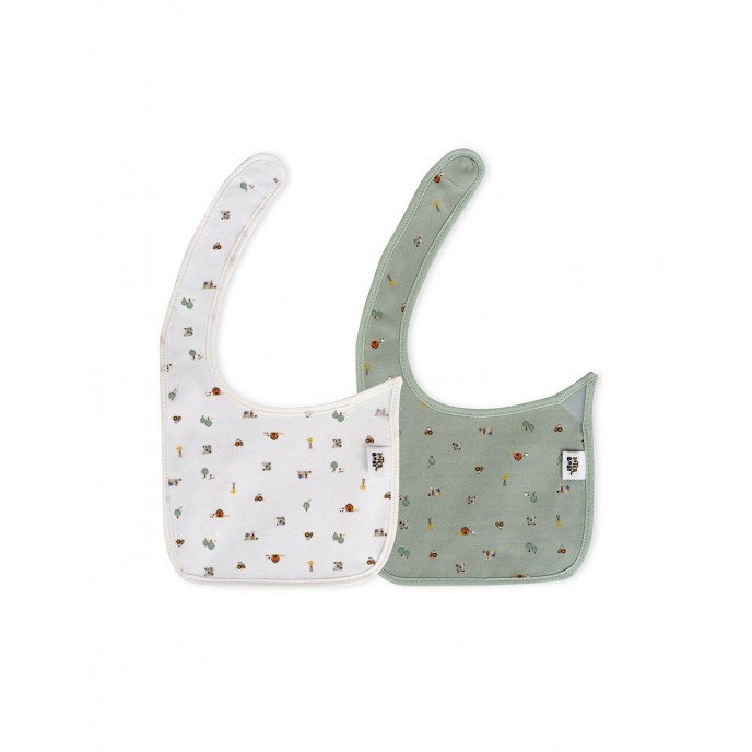 Interbaby Cotton Bibs 2pk Koala Interbaby Cotton Bibs 2pk Koala