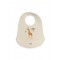 Interbaby Silicone Bib Giraffe Beige