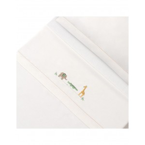 Interbaby Sheets Set 4pc Cotton Cot 60x120cm Jungle Beige