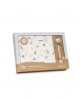 Interbaby Sheets Set 4pc Cotton Cot 60x120cm Jungle Print Beige