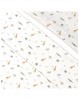 Interbaby Sheets Set 4pc Cotton Cot 60x120cm Jungle Print Beige
