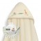 Interbaby Hooded Towel and Rinse Cap Jungle Beige