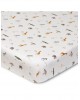 Interbaby Fitted Sheet Cotton Cot 60x120cm Jungle