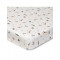 Interbaby Fitted Sheet Cotton Crib 85x55cm Jungle