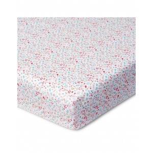 Interbaby Fitted Sheet Cotton Cot 60x120cm Floral