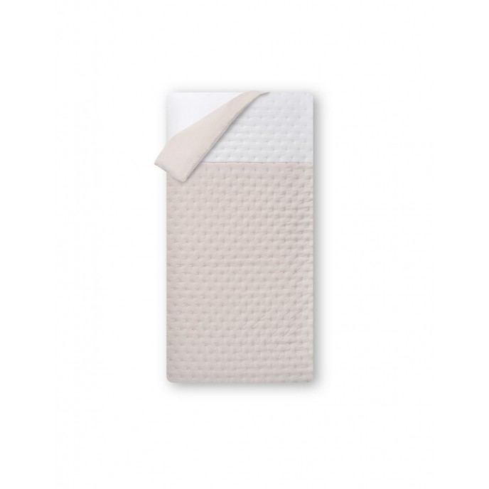 Interbaby Bedding Set Embossed Pink White