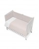 Interbaby Bedding Set Embossed Pink White
