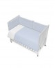 Interbaby Bedding Set Embossed Blue White