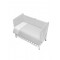 Interbaby Bedding Set Embossed Grey White