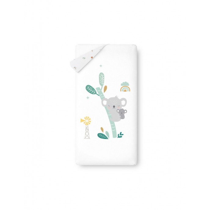 Interbaby Bedding Set Koala Green Grey