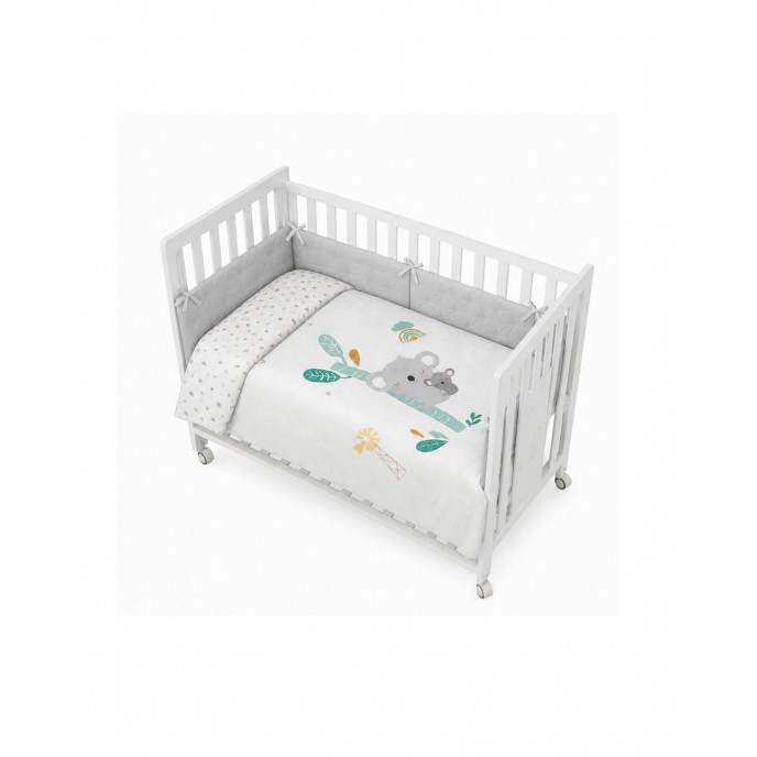 Interbaby Bedding Set Koala Green Grey