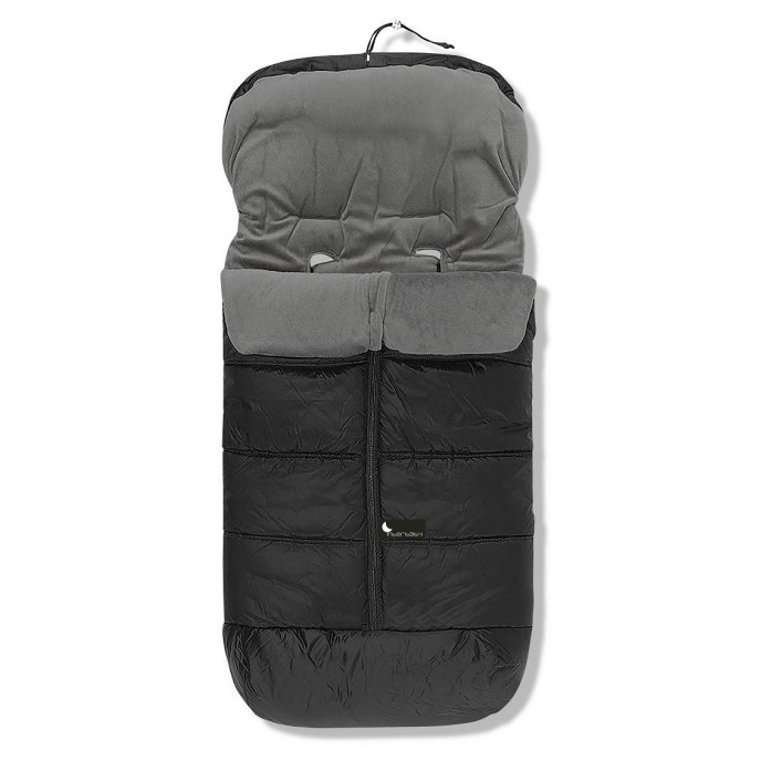 Interbaby Footmuff Fleece Black