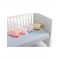 Interbaby Fitted Cotton Sheets Crib 80x50cm White