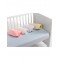 Interbaby Fitted Cotton Sheets Cot 60x120cm Pink