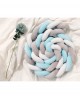 Kiokids Bed Bumper Braid 3m Blue/Grey Kiokids Bed Bumper Braid 3m Blue/Grey